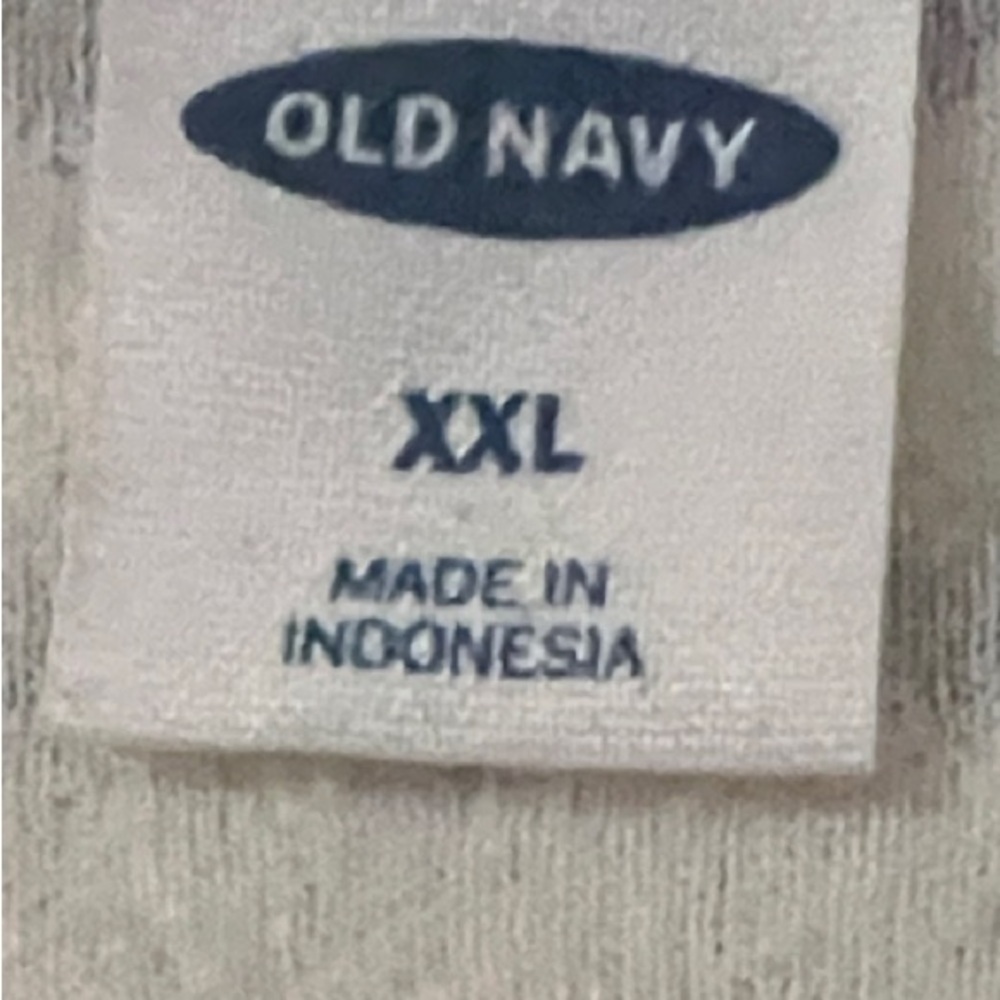 Old Navy Navy and White Striped Hoodie - Picture 2 of 3